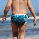 'Coral' OSFM Reusable Swim Nappy
