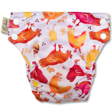 'Spring Chicken' OSFM Side Snapping Cloth Nappy