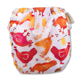 'Spring Chicken' OSFM Side Snapping Cloth Nappy