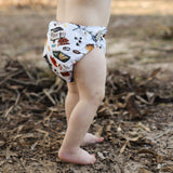 'Great Escape' OSFM Side Snapping Cloth Nappy