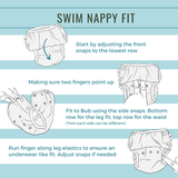 'Girt by sea' OSFM Reusable Swim Nappy