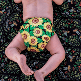 'Sunny Daze' OSFM Side Snapping Cloth Nappy