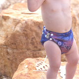 'Nangari- To Sleep' OSFM Side Snapping Cloth Nappy