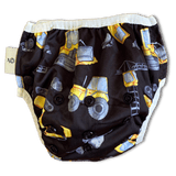 'Digger Daze' OSFM Reusable Swim Nappy