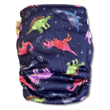'Space Explor-ROAR' OSFM Side Snapping Cloth Nappy