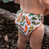 'Seasonal Drift' OSFM Side Snapping Cloth Nappy