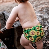 'Sunny Daze' OSFM Side Snapping Cloth Nappy