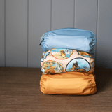'Our Deserts' OSFM Side Snapping Cloth Nappy