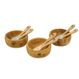 Bamboo Suction Bowl & Spoon Duo Set