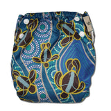'Yakaarn' OSFM Side Snapping Cloth Nappy