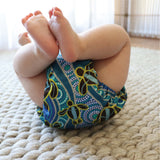 'Yakaarn' OSFM Side Snapping Cloth Nappy