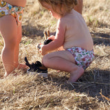 'Summer Sunset' OSFM Side Snapping Cloth Nappy