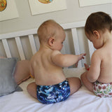 'Western Waters' OSFM Side Snapping Cloth Nappy