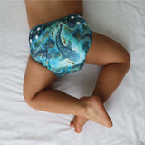 'Ningaloo Dreaming' OSFM Side Snapping Cloth Nappy