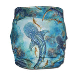 'Ningaloo Dreaming' OSFM Side Snapping Cloth Nappy