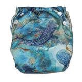 'Ningaloo Dreaming' OSFM Side Snapping Cloth Nappy