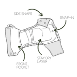 'Digger Daze' OSFM Side Snapping Cloth Nappy