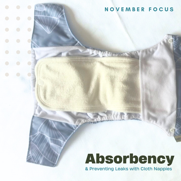 Absorbency & Preventing Leaks with Cloth Nappies