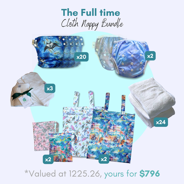 The Full Time Cloth Nappy Bundle