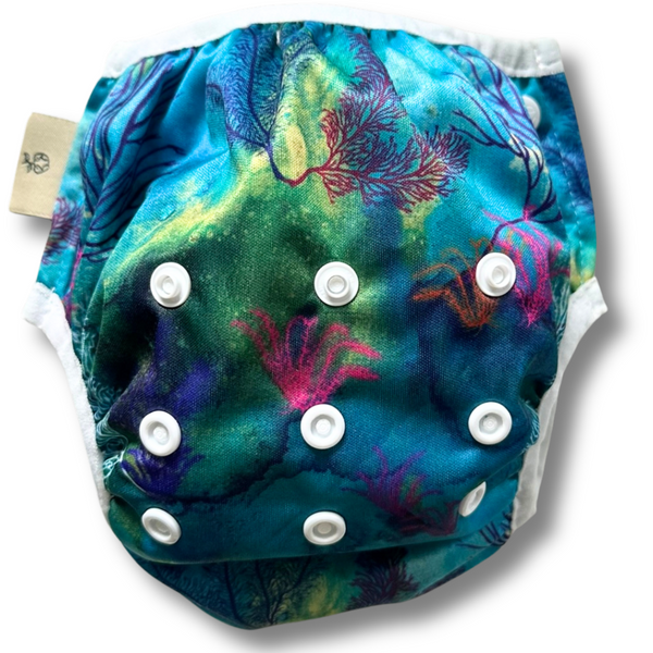 'Coral' OSFM Reusable Swim Nappy