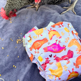 'Spring Chicken' OSFM Side Snapping Cloth Nappy