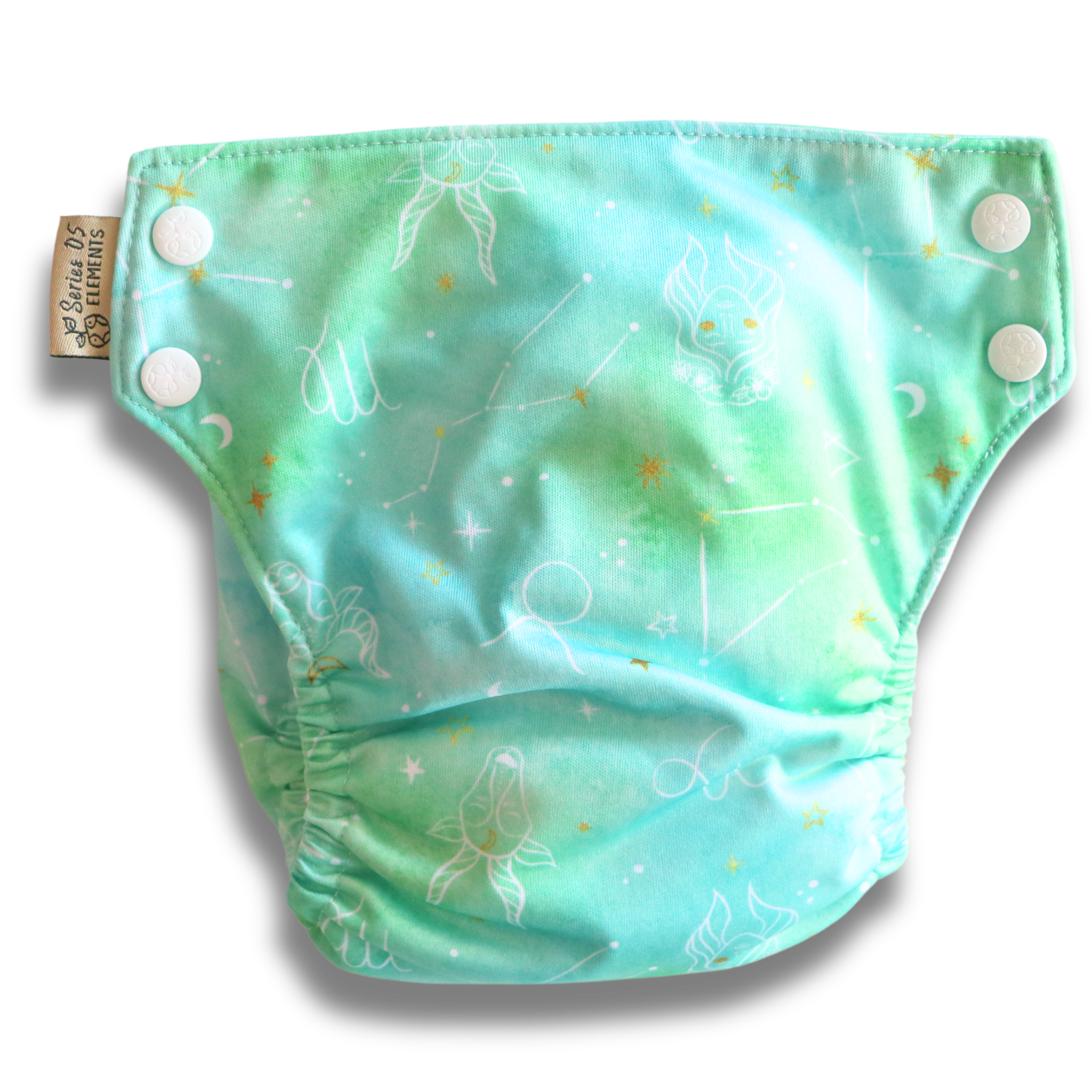 'Earth' OSFM Side Snapping Cloth Nappy – Earthside Eco Bums