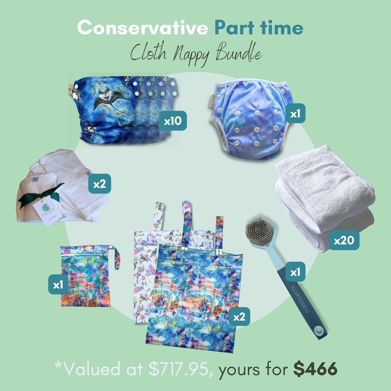 Conservative Part-Time Cloth Nappy Bundle
