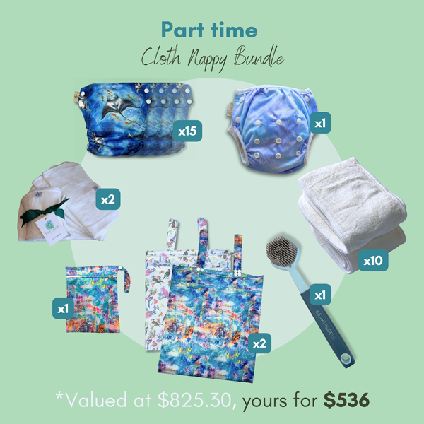 The Part-Time Cloth nappy Bundle