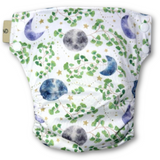 'Moon phases' OSFM Side Snapping Cloth Nappy