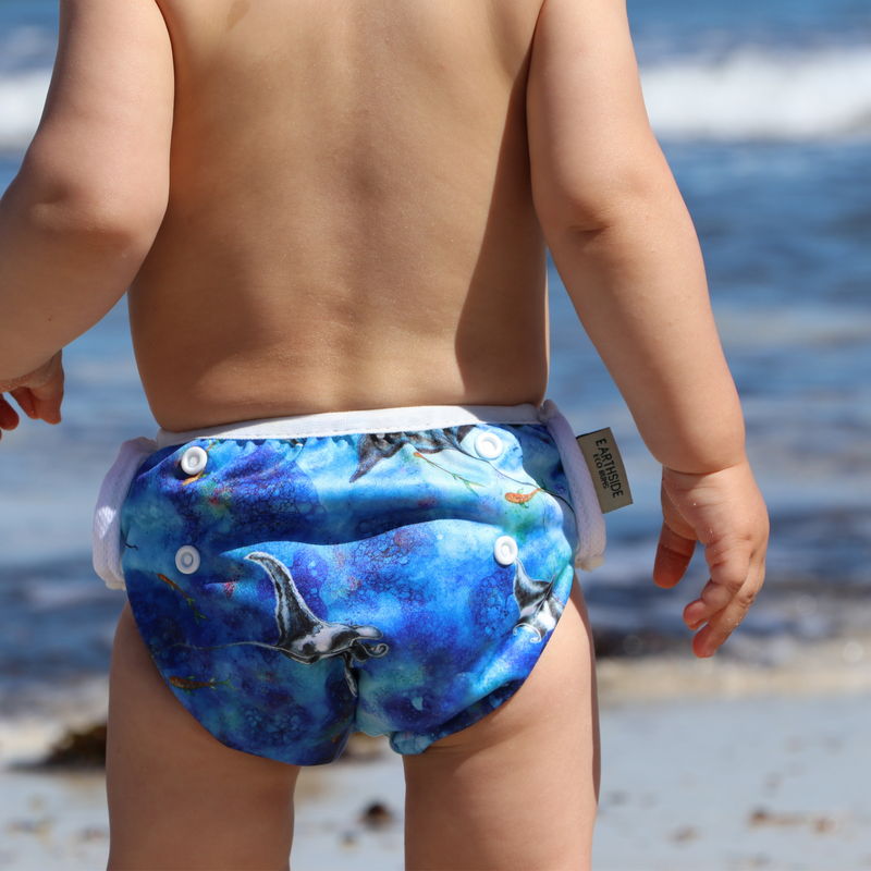 'Manta ray' OSFM Reusable Swim Nappy