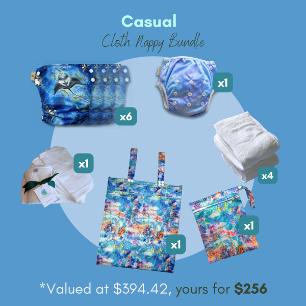 The Casual Cloth Nappy Bundle