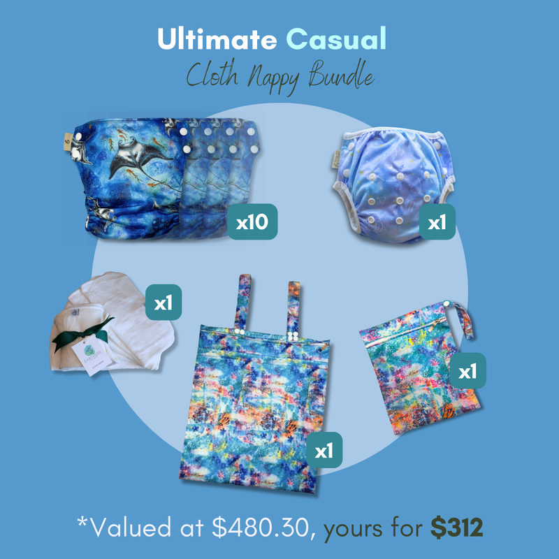 The Ultimate Casual Cloth Nappy Bundle