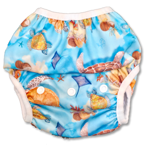 'Keeling in the Sands' OSFM Reusable Swim Nappy