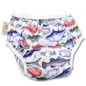'Girt by sea' OSFM Reusable Swim Nappy
