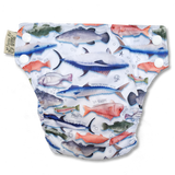 'Girt by sea' OSFM Side Snapping Cloth Nappy