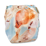 'Wandering Wild' OSFM Side Snapping Cloth Nappy