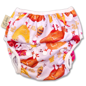 'Spring Chickenr' OSFM Reusable Swim Nappy
