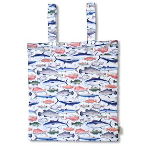 'Girt by sea' Premium Double Pocket Wet Bag