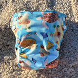 'Keeling in the Sands' OSFM Side Snapping Cloth Nappy