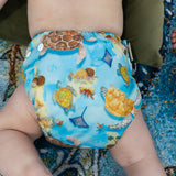 'Keeling in the Sands' OSFM Side Snapping Cloth Nappy