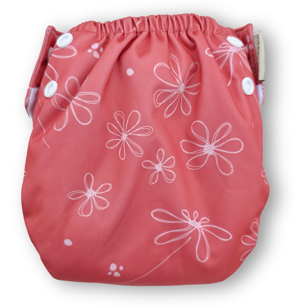 Snapping Cloth 'Joy' OSFM Side Snapping Cloth Nappy – Earthside Eco Bums