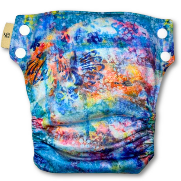 'Pallette of Joy' OSFM Side Snapping Cloth Nappy