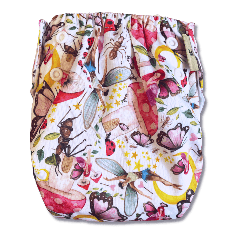 'Enchanted' OSFM Side Snapping Cloth Nappy