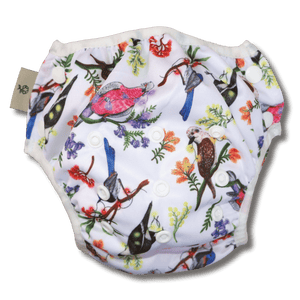 'Bush Magic' OSFM Reusable Swim Nappy