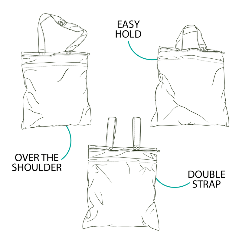 'Space Explor-ROAR' Premium Double Pocket Wet Bag