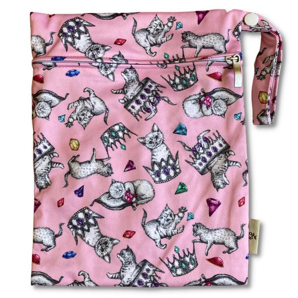 'Kitty Queen' Mini Wet Bag