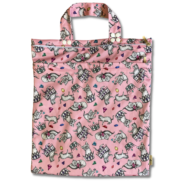 'Kitty Queen' Premium Double Pocket Wet Bag