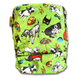 'Poochie Power' OSFM Side Snapping Cloth Nappy