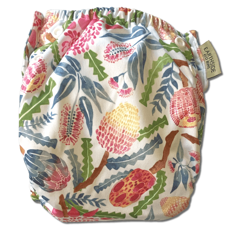 'Native Days' OSFM Side Snapping Cloth Nappy