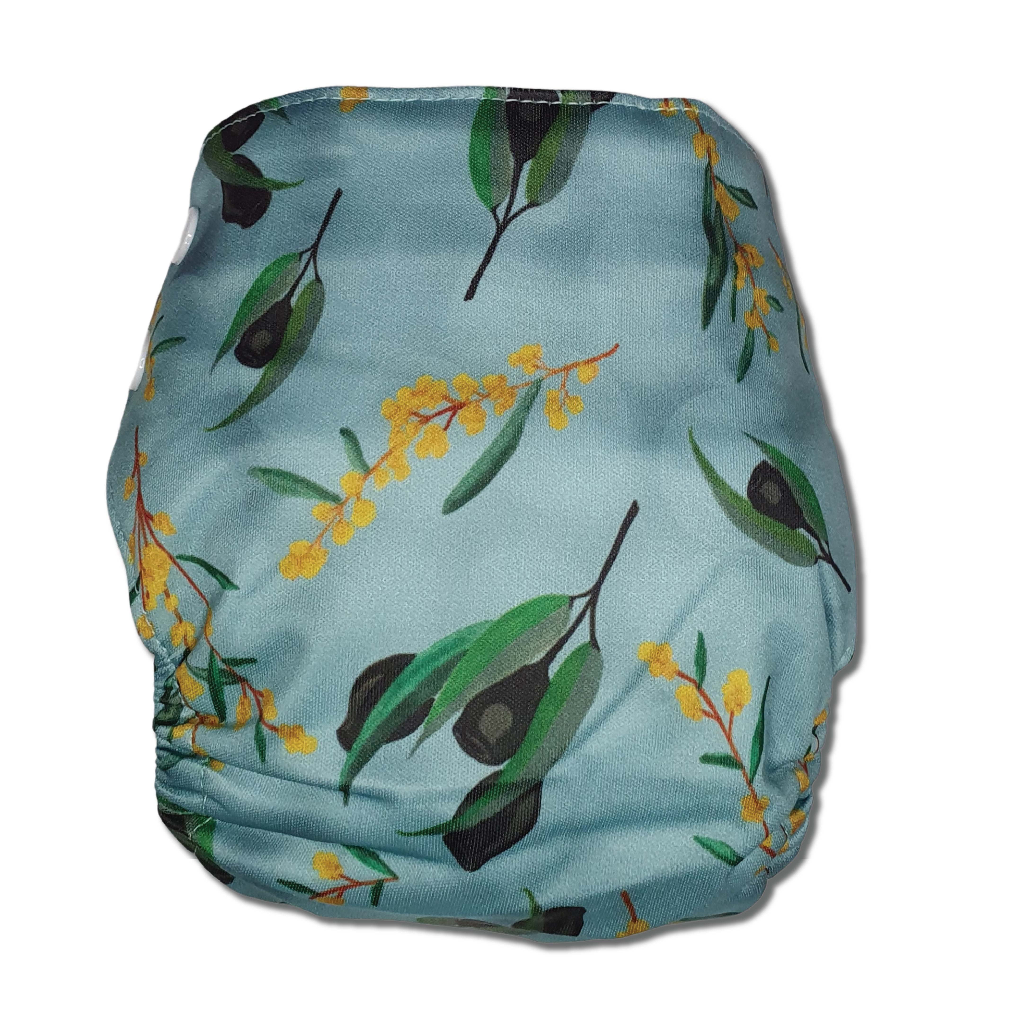 Snapping Cloth 'Ludlow' OSFM Side Snapping Cloth Nappy – Earthside Eco Bums